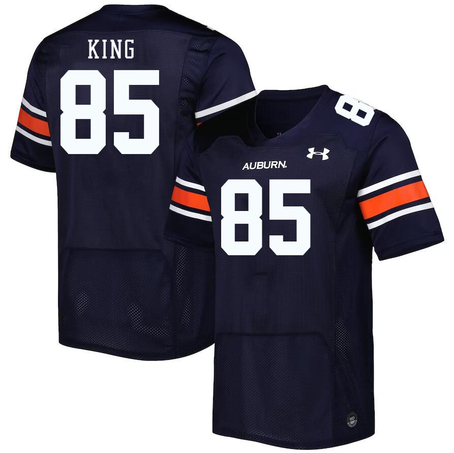 Men #85 Cam'Ron King Auburn Tigers College Football Jerseys Stitched-Navy